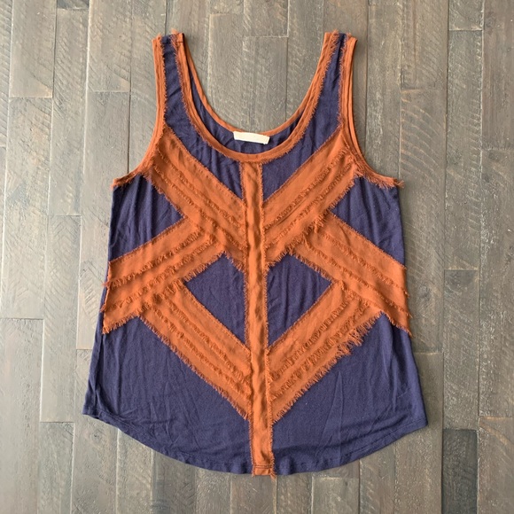 Lush Tops - Lush Navy Tank Blouse